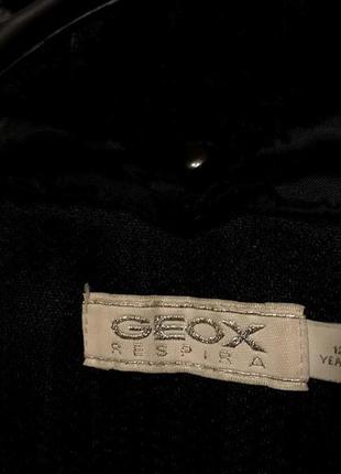 Пуховик geox, 12 лет на рост ок150 см.,оригинал черный3 фото