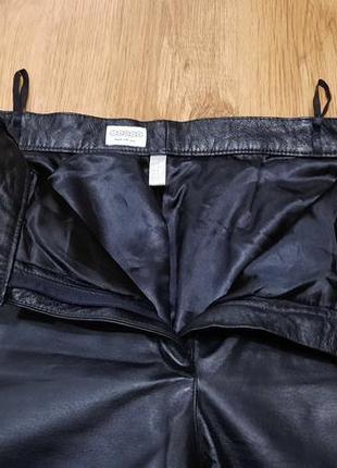 Кожаные брюки canda натуральная кожа размер l-xl3 фото