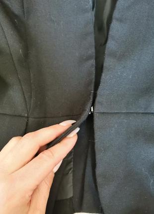 Ликвидация 🎈стильный приталенный чёрный пиджак 10107 фото