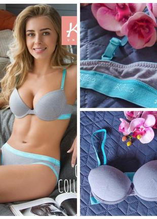 Хлопковий бюстгальтер cotton push-up 70b бюстгальтер1 фото