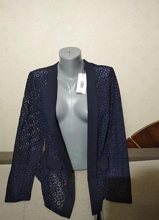 Нарядный ажурный пиджак/ жакет matalan, soon, uk12 , наш 46/48