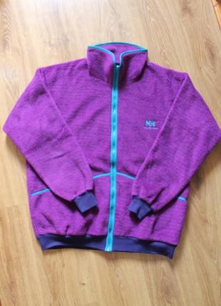 Фліска helly hansen acid violet fleece jacket vintage