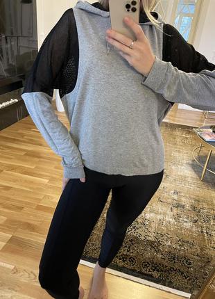 Спортивная худи с сеточкой