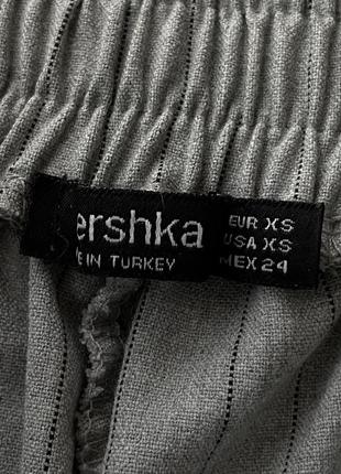 Сірі вільні штани bershka4 фото
