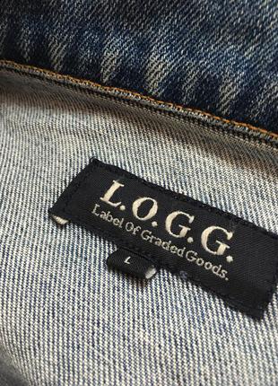 Logg h&m vintage винтаж куртка катана под кастом джинсовка4 фото