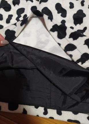 Классная юбка 101 далматинец с коротким ворсом нежная приятная3 фото