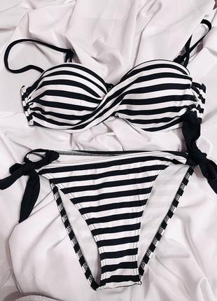 Купальник в полоску calzedonia
