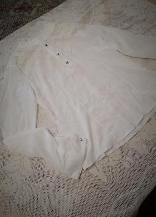Бомбезний блузка, біла сорочка, кофта фірми esay, блуза3 фото