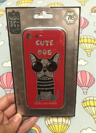 Чехол для смартфона wk for iphone 7/8 (wpc-087) cute dog red