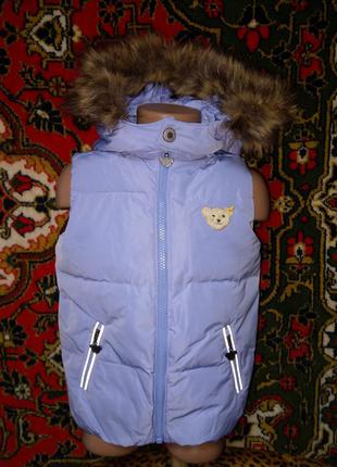 Чудова пухова тепла жилетка унісекс, німеччина