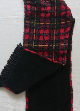 Интересный теплый шарф-капюшон на подкладке из велюра7 фото