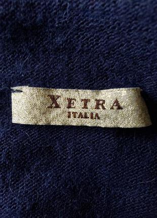Люксовый удлиненный с шерстью свитер платье hetra италия.2 фото
