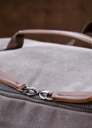 Рюкзак туристический текстильный серый4 фото