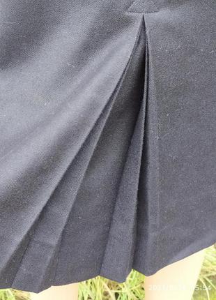 Классическая юбка карандаш офисная 100%шерсть4 фото