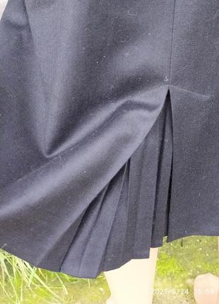 Классическая юбка мили,карандаш,офисная,100%шерсть4 фото
