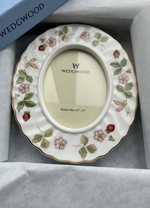 Фоторамка фарфор wedgwood овал стекло цвет белый флора7 фото