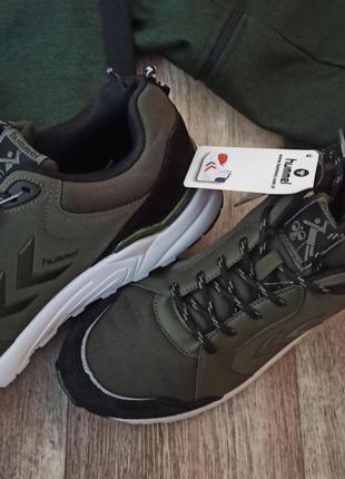 Кроссовки хаки hummel, 44р, дания тактические