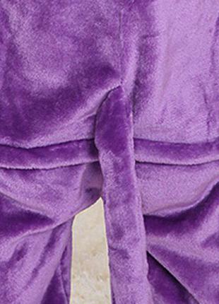 Піжама кигуруми дитяча фіолетова місячна кішка5 фото