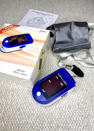 Пульсоксиметр pulse oximeter jziki jzk-302 пульсометр оксиметр кислород8 фото