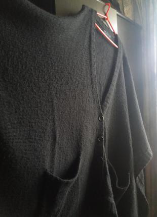 Брендове тепле пончо з карманами6 фото
