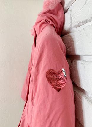 Куртка парку topolino на дівчинку 116 см, 128 см6 фото