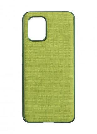 Чехол jeans for Iphone 8 plus 64 gb, айфон 8 + 64 гб цвет зелёный с блестящим ободком