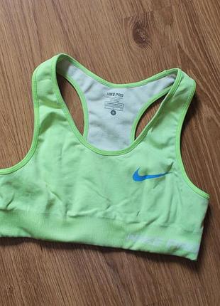 Спортивный топ бра nike pro