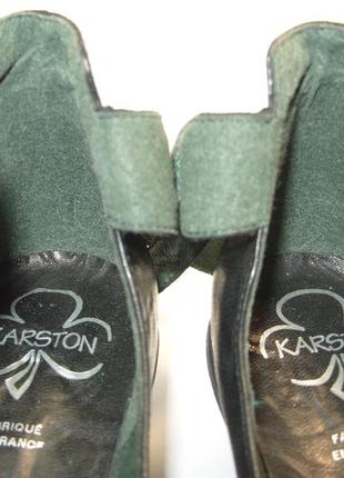 Оригінальні шкіряні туфлі karston р. 38-396 фото