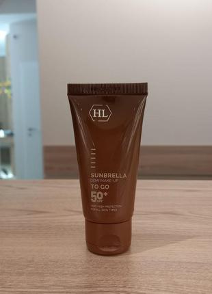 Holy land sunbrella spf50 demi make-up cream сонцезахисний крем з спф-50 з тоном