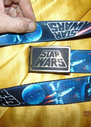 Стильний фирменний ремінь пояс бренд star wars .84 см
