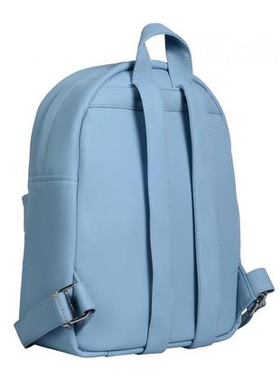 Жіночий рюкзак. стильний та якісний. доступний у різних кольорах та розмірах. блакитний3 фото
