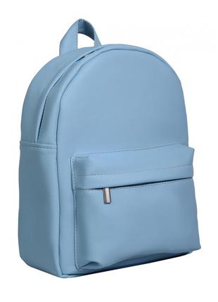 Жіночий рюкзак. стильний та якісний. доступний у різних кольорах та розмірах. блакитний5 фото