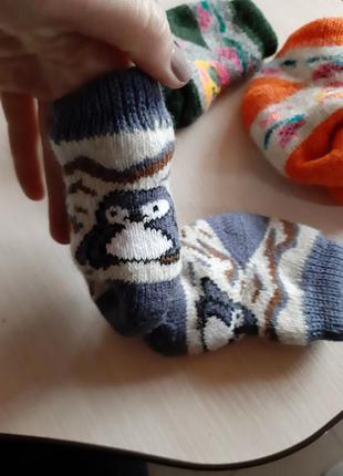 Вовняні шкарпетки від 0-2 років1 фото