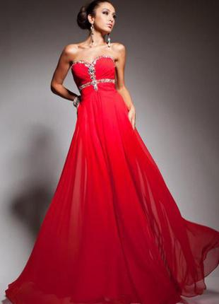 Шикарне випускне плаття з колекції 2014 tony bowls le gala chiffon formal dress