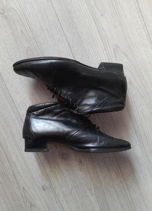 Ботинки италия aldo chelini кожа.3 фото