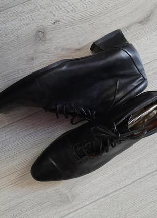 Ботинки италия aldo chelini кожа.5 фото
