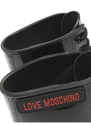 Гумові чобітки love moschino❤️2 фото