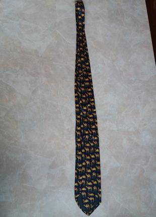 Стильный шёлковый галстук  италия4 фото