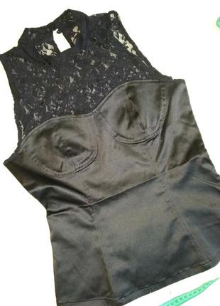 Топ корсет блуза круживо