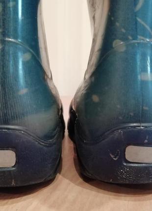 Гумові чобітки резиновые сапоги3 фото