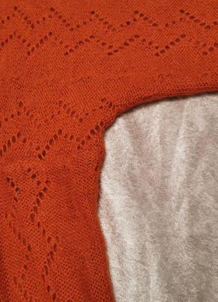 Мохеровый джемпер шерстяной свитер вязаный ажурный sweewe мохер шерсть оверсайз6 фото