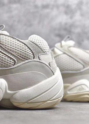 Кроссовки adidas yeezy 500 “bone white”7 фото