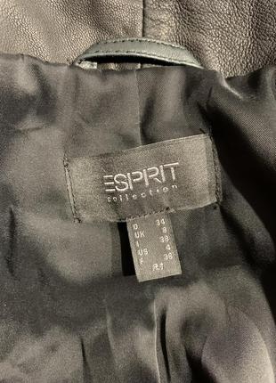 Шкіряна куртка esprit розмір s7 фото