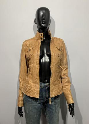 Кожаная куртка oakwood размер s2 фото