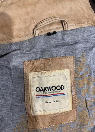 Кожаная куртка oakwood размер s7 фото