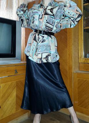 Вінтажна блуза сорочка оверсайз вінтаж ретро accanto