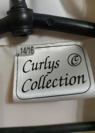 Блуза женская винтаж бренд curlys colection2 фото