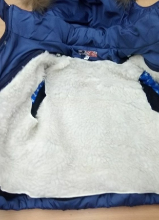 Дитячий зимовий комбінезон на хлопчика. розмір 32 (на зріст 116-128 см).3 фото