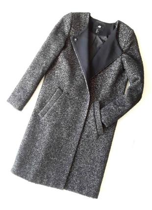 Дизайнерское стильное пальто от h&m,2 фото