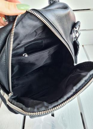 Кожаный рюкзак сумка шкіряний рюкзак4 фото